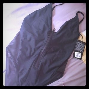 One piece bathing suit